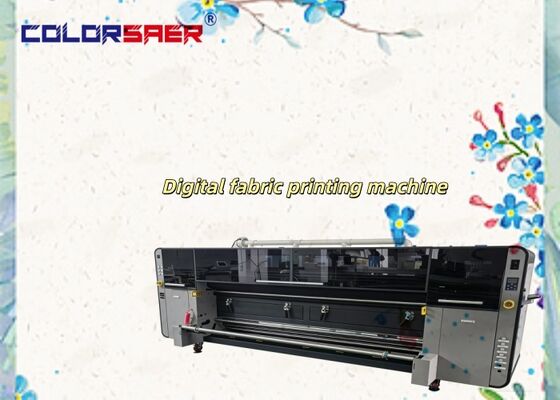 SAER Έγχρωμο 4 & 8 τεμ. I3200A1 Κεφαλή εκτύπωσης 3,2m Όλα σε ένα Διαφημιστικό μηχάνημα εκτύπωσης ψηφιακής σημαίας υψηλής έγχρωμης μελάνης