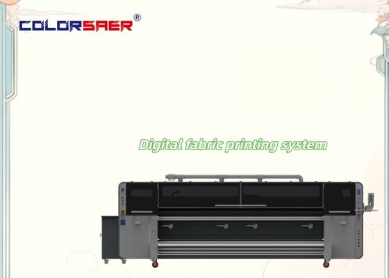 Shanghai SAER COLOR 4 color or 8 color Digital Textile Printing System 3200mm Large Format Fabric Plotter