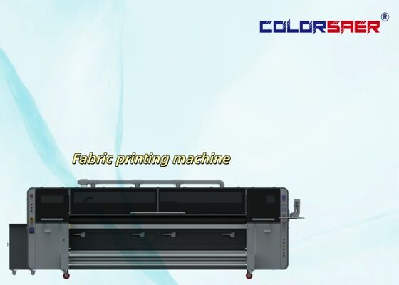 CMYK 4 χρώματα Direct to fabric printer SAER CSR3200 σύστημα έντυπης εκτύπωσης υφασμάτων inkjet μεγάλου μεγέθους με 4 κεφαλές εκτύπωσης KJ4B-QL