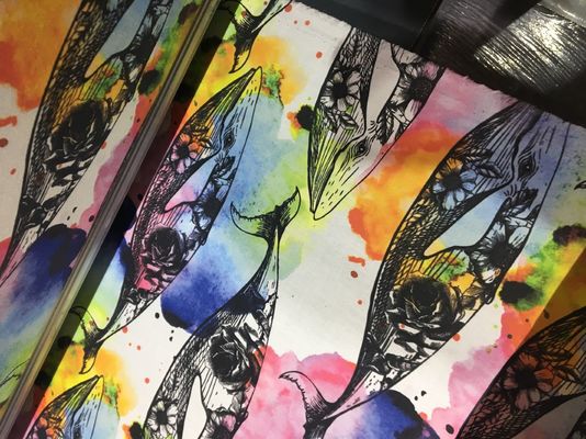 Epson 4720 επικεφαλής μηχανή υφαντικής εκτύπωσης Inkjet αυτόματη για την ομπρέλα/τη σκηνή