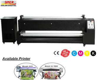 SR1800 επί παραγγελία χρώμα 1800mm σταθεροποίησης μηχανών εξάχνωσης χρωστικών ουσιών σημαιών πλάτος εργασίας