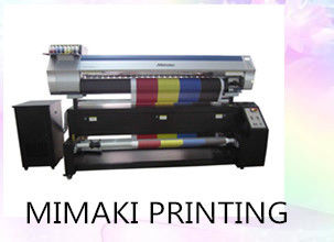 Ο ψηφιακός υφαντικός εκτυπωτής 1600mm Mimaki ανώτατο πλάτος υλικών συνδέει με τον υπολογιστή