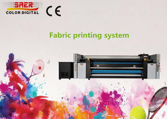 CMYK αυτόματη σίτιση εκτυπωτών 1800dpi μεγάλου σχήματος υφαντική