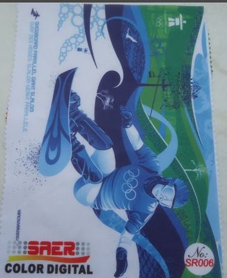 100% ψηφιακό ύφασμα εκτύπωσης πολυεστέρα για να κάνει τη σημαία φτερών άμεσα