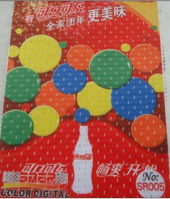 Η εξάχνωση έντυσε το πλεκτό ύφασμα 130 γ/sqm εκτύπωσης πλέγματος ψηφιακό