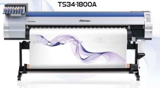 Ψηφιακή υφαντική μηχανή Mimaki TS34-1800 για το ρόλο επάνω στην εκτύπωση υφάσματος, μηχανή εκτύπωσης σημαιών