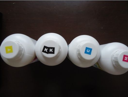 Διπλό μελάνι εκτύπωσης εξάχνωσης χρωστικών ουσιών CMYK για το κεφάλι τυπωμένων υλών Epson για να κάνει τις σημαίες