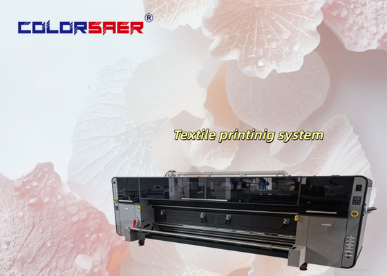 Αυτόματος ψηφιακός εκτυπωτής Inkjet Fabric 4 τμχ Κεφαλές εκτύπωσης KJ4B-QL με βάση το νερό Σύστημα εκτύπωσης υφάσματος σε ρολό μελανιού 1 έτος Εγγύηση