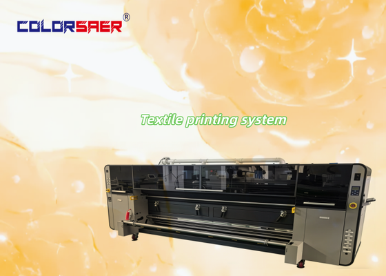 SAER 3.2m Textile Printing Machine Roll to Roll Inkjet Digital Banner Printer για Μεγάλους Τοίχους Φόντου