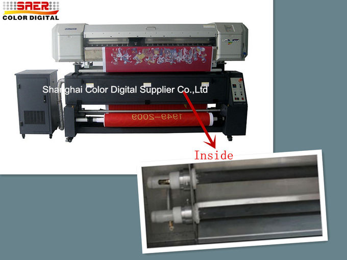 επικεφαλής μηχανή εκτύπωσης Epson Dx5 εκτυπωτών εξάχνωσης 1.6m Mutoh με την τυπωμένη ύλη μελανιών 0