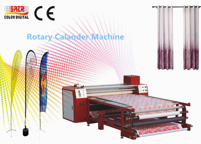 Αυτόματη πιστοποίηση CE μηχανών εκτύπωσης εμβλημάτων εξάχνωσης Calander ρόλων 1